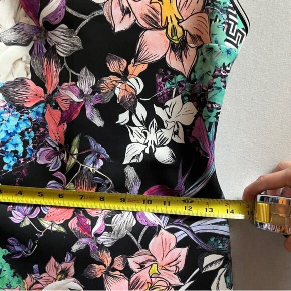 Clover Canyon Enchanted Garden Floral Scuba Bodycon Dress Sz XS - Picture 10 of 12